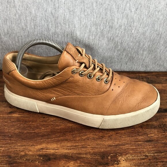 Sperry Gold Cup Men Size 8 Brown Tan Leather Sneakers Shoes Lace Up‎ - Picture 7 of 10